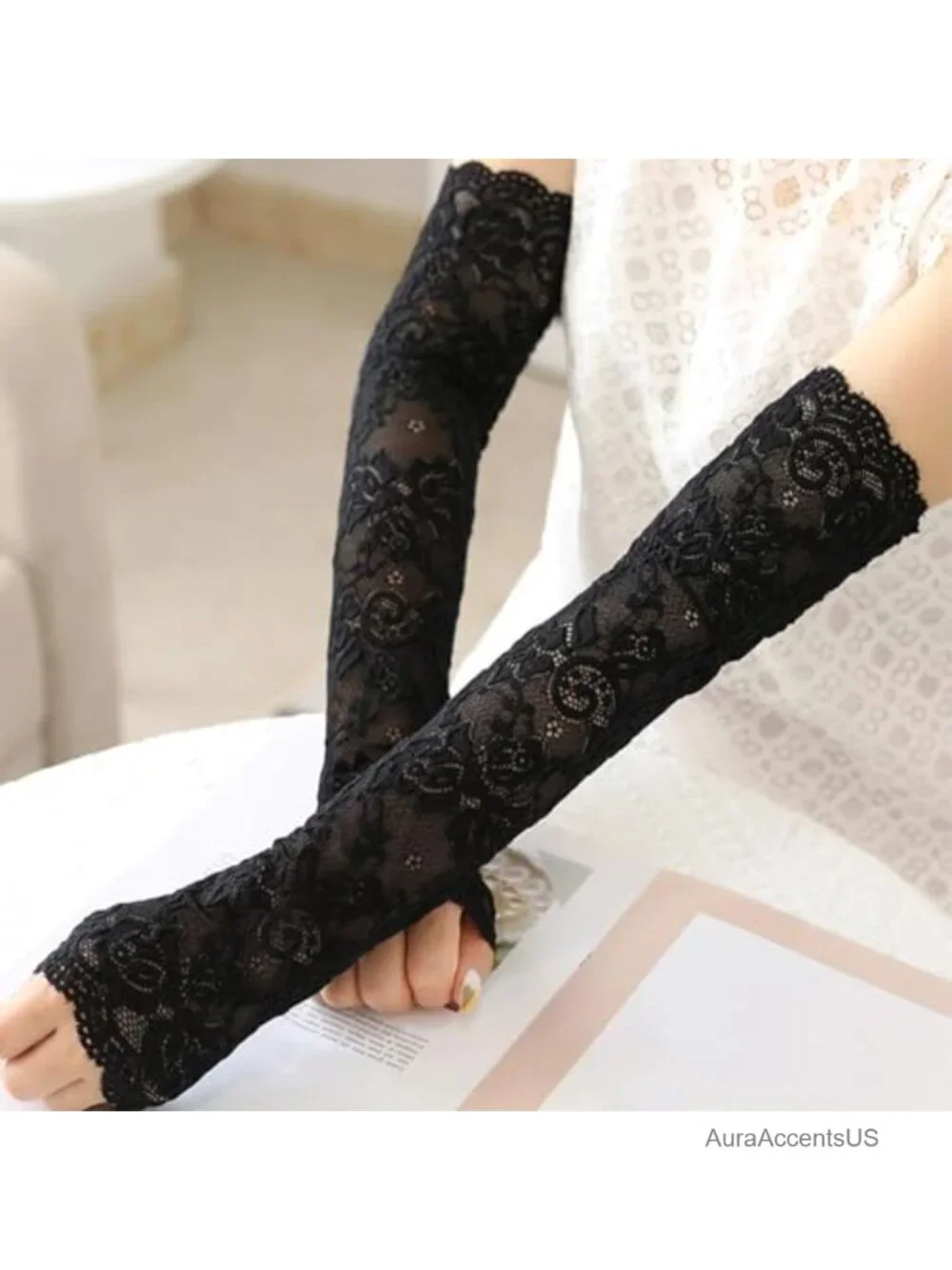 Lace Arm Sleeves for Wedding Tea Party Dress